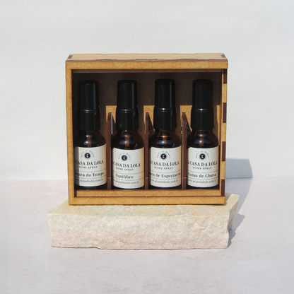 Kit 4 Aromas Mini Home Spray