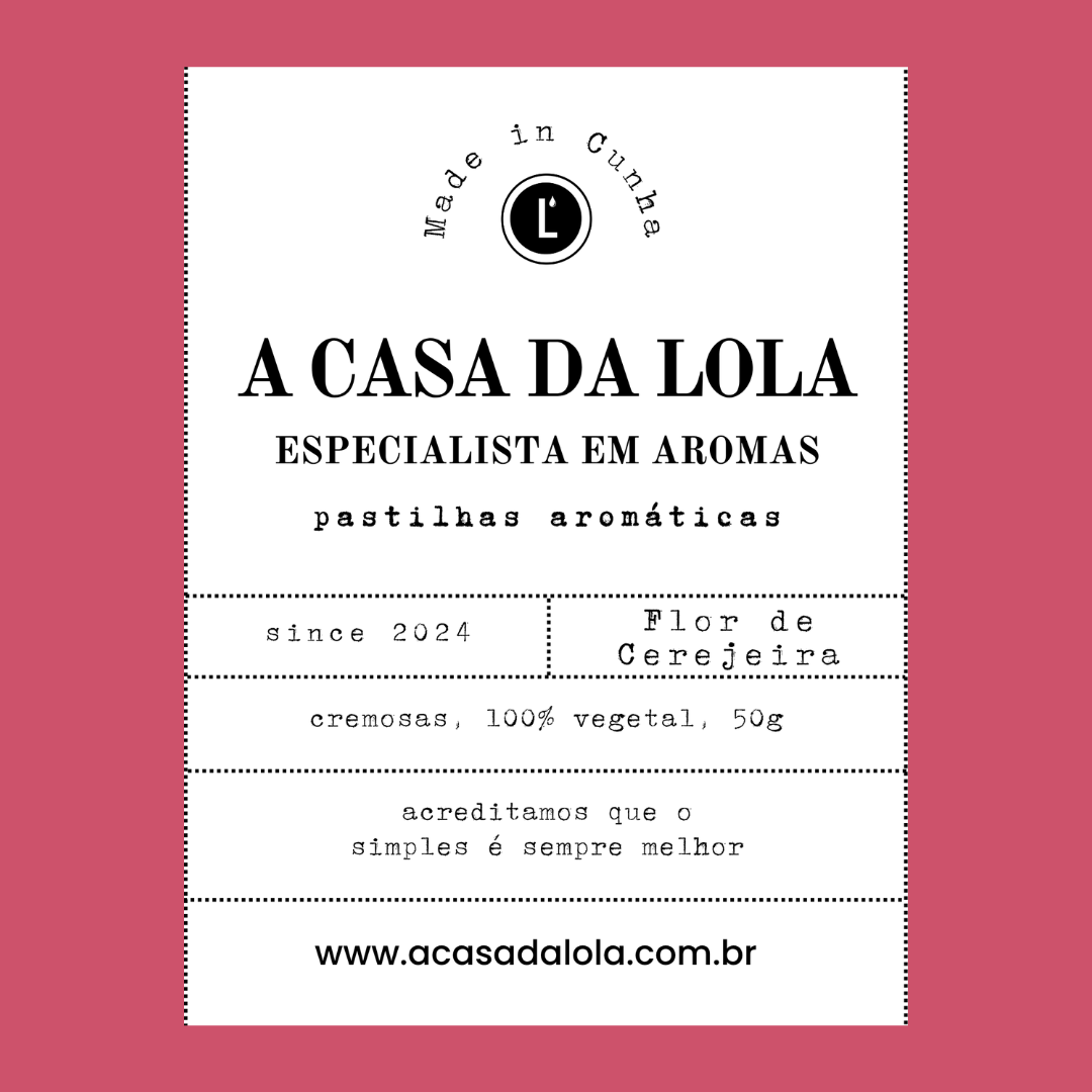 Pastilha Aromática - Flor de Cerejeira