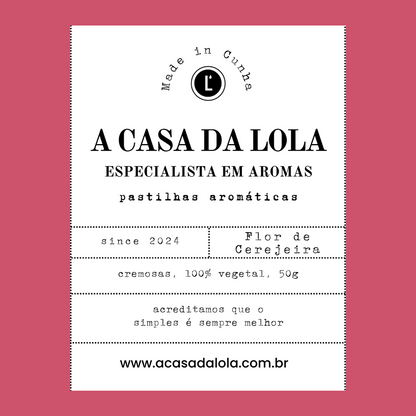 Pastilha Aromática - Flor de Cerejeira