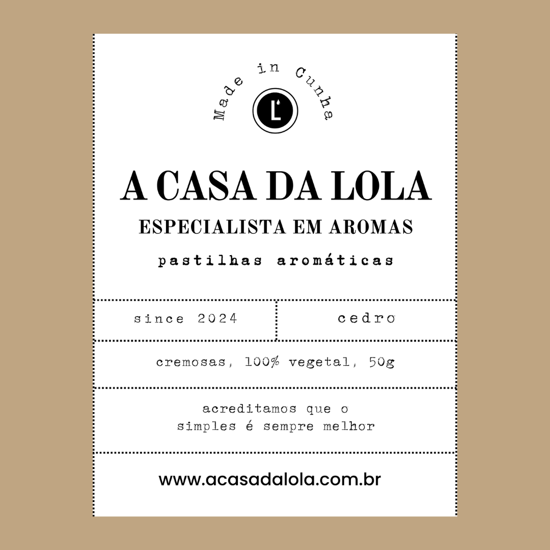 Pastilha Aromática - Cedro