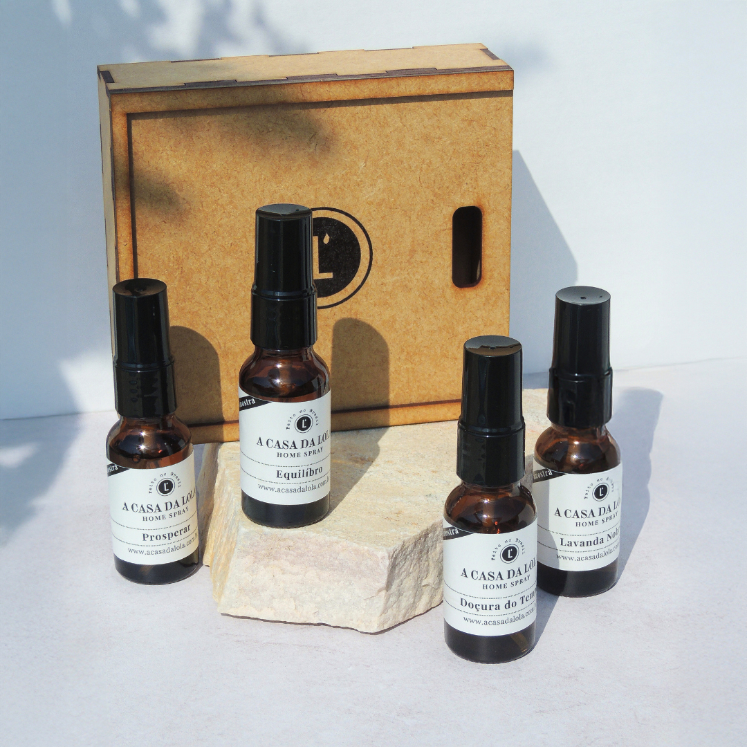 Kit 4 Aromas Mini Home Spray