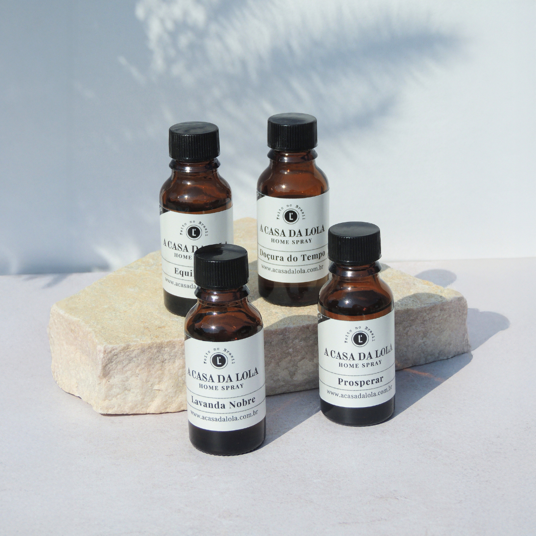 Kit 4 Aromas Mini Home Spray