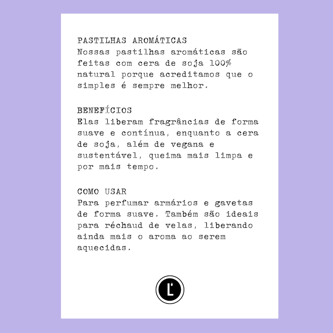 Pastilha Aromática - Lavanda