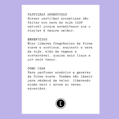 Pastilha Aromática - Lavanda